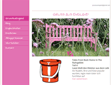 Tablet Screenshot of grussausengland.com